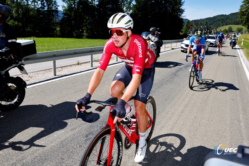 European Championships Munich 2022 - 2022 UEC Road Elite European Championships - Men's Road Race - 14/08/2022 - Mads Pedersen (DEN) - photo Luca Bettini/UEC/SprintCyclingAgency?2022